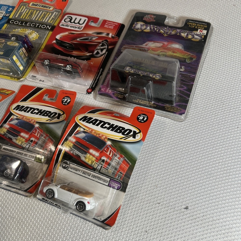 8x Matchbox Auto World Maisto Lowriders Diecast Lot New on Card 1:64 Cars - Picture 2 of 16